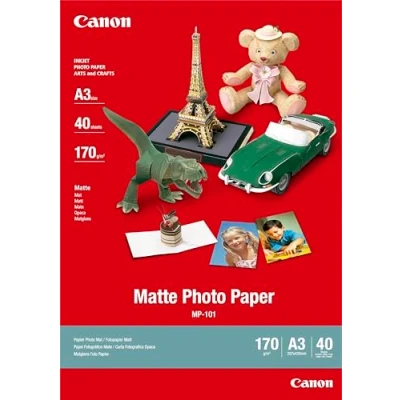 Afbeelding van Canon 7981A008 MP 101, A3 fotopapier mat (170 g/m²) A3, 40 Blatt,Zwart