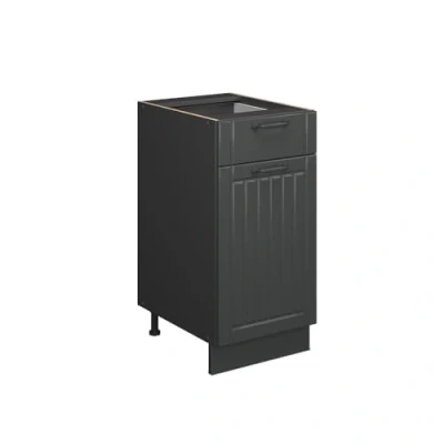 Afbeelding van Vicco Onderkast keuken, Fame Line, donkergrijs, 40 cm, zonder werkblad