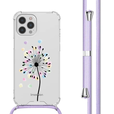 Afbeelding van imoshion Hoesje Geschikt voor iPhone 12 Pro Max Design met Koord Sandstone Dandelion