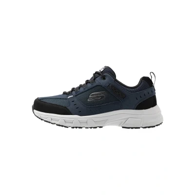Afbeelding van Skechers OAK Canyon Sneakers laag, Heren, Maat: 48.5, Navy/black Leer en textiel