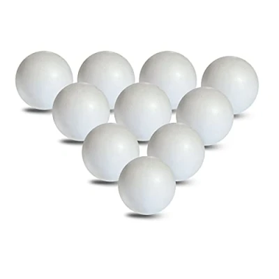 Afbeelding van Styropor A305010 bal Ø 5 cm van polystyreen, glad en duurzaam, 10 stuks om te knutselen, modelbouw, creatieve projecten, wit,