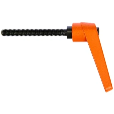 Afbeelding van HALDER 24400.0191 verstelbare klemhendel, oranje, d1=14 mm/d2=M6/l1=50 mm