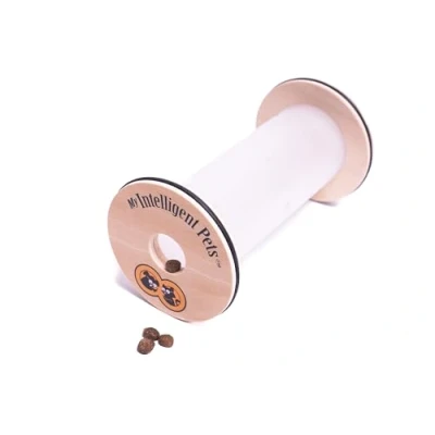 Afbeelding van My Intelligent Dogs Happy Roll Gelukskroller interactief hondenspeelgoed van hout
