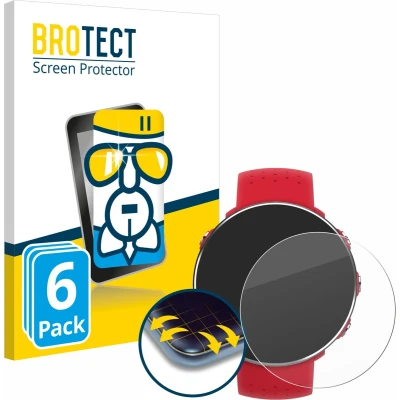 Afbeelding van BROTECT Screenprotector voor Polar Vantage M Folie Beschermfolie Beschermglas transparant (6 Stuks)