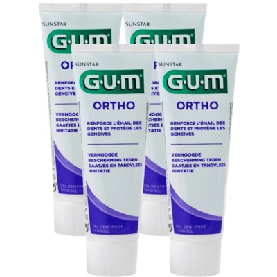 Afbeelding van 4x GUM Tandpasta Ortho 75 ml
