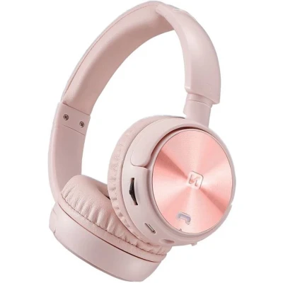 Afbeelding van Swissten Trix Draadloze on ear koptelefoon Roze