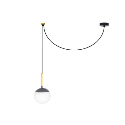 Afbeelding van Faro Lighting Mine Grijze Hanglamp, E27