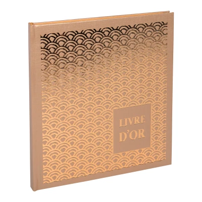 Afbeelding van EXACOMPTA Gastenboek Palmyra, 210 x 190 mm, goud/naakt