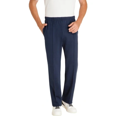 Afbeelding van Comfortabele herenbroek met vouw Blauw Maat 50