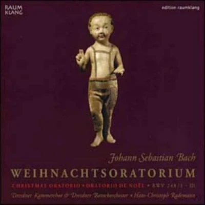 Afbeelding van Dresdner Kammerchor, Barockorchester, Hans Christoph Rademann J.S. Bach: Christmas Oratorio Bwv 248, Cantata (CD)
