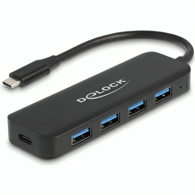 Afbeelding van USB hub 4 poorten Delock