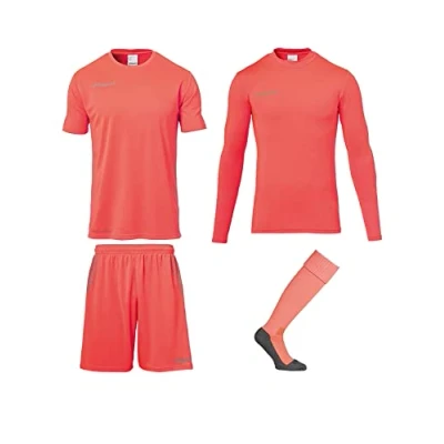 Afbeelding van Uhlsport Score Keeperset Fluor Rood Grijs Maat 2XL