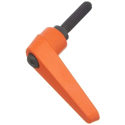 Afbeelding van HALDER 24400.0161 verstelbare klemhendel, oranje, d1=14 mm/d2=M6/l1=25 mm