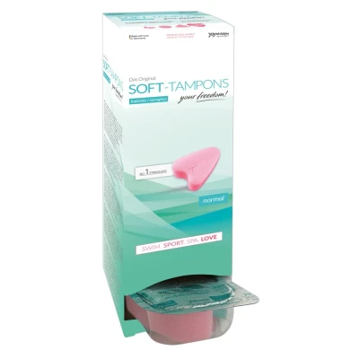 Afbeelding van JOYDIVISION Soft tampons mini I 10 stuks draadloze voor sport, zwemmen &amp; wellness menstruatiesponzen ultrazacht gemakkelijk inbrengen verwijderen zachte tampon zonder draad