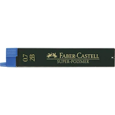 Afbeelding van Faber Castell blisterbuis 12 vullingen, 0,7 mm 2B