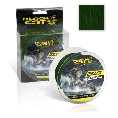 Afbeelding van Black Cat Zeus Line G2 Groen Gevlochten lijn 0,45mm / 46kg (250m)
