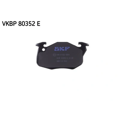 Afbeelding van SKF Remblokset VKBP 80352 E
