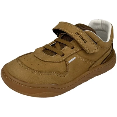 Afbeelding van Primigi Unisex Sneakers hoog voor kinderen, Maat: 29, Cognac Nubukleer/ textiel