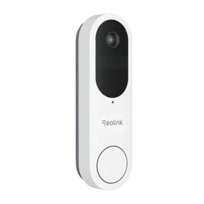 Afbeelding van Reolink 2K Deurbelcamera Draadloos met Batterij, 150x150 Zicht, 2,4/5GHz Wi Fi, Personen /voertuig /pakketherkenning, Batterij of draadvoeding, Geen Maandelijkse Bijdrage, Video Doobell (batterij)