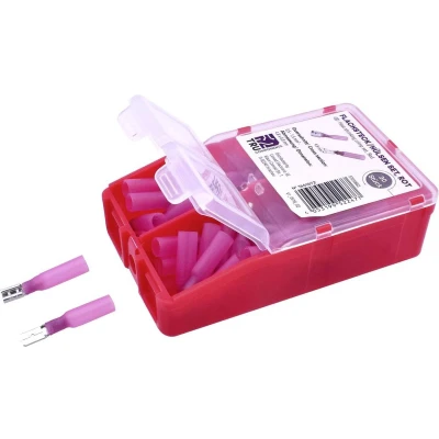 Afbeelding van TRU COMPONENTS TC 6646688 Assortiment kabelschoenen 0.50 mm² 1.50 Rood 60 stuk(s)