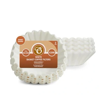 Afbeelding van EDESIA ESPRESS Papieren korffilters 400 x 80/200 mm voor 8 tot 12 kopjes koffie