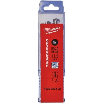 Afbeelding van Metaalboor Hss G Thunderweb 11,5 X 142 Mm (5 Stuks)