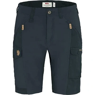 Afbeelding van Nikka Curved Short Dames Dark Navy 200 38 Blauw Wandelbroek