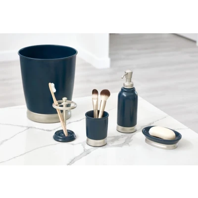 Afbeelding van Zeephouder iDesign Bexley Blauw(13 x 9 cm)