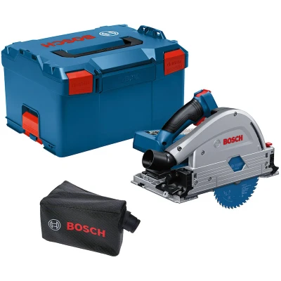 Afbeelding van Bosch Blauw GKT 18V 52 GC Professional Accu invalzaag + GAS 12 MC Zonder acccu&quot;;s en lader 0615A5004N