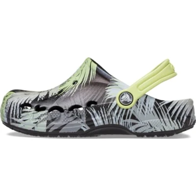 Afbeelding van Crocs Unisex Kid&#039;s Baya Clog T, Tropical Black Print, 22/23 EU