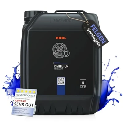 Afbeelding van ADBL Rimtector (5 liter), snelle velgenverzegeling voor langdurige bescherming, creëert een hydrofobe barrière, vergemakkelijkt reiniging en glans, eenvoudig in gebruik, natte afdichting velgen