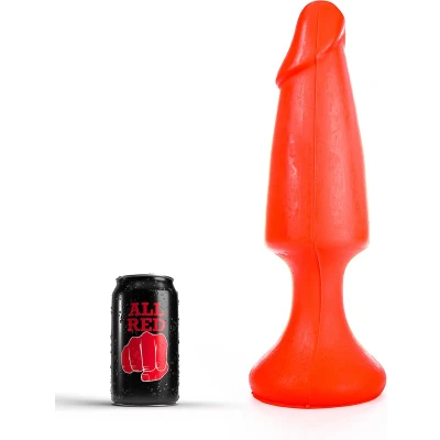Afbeelding van All Red Buttplug 35 x 9,5 cm rood