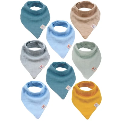 Afbeelding van M.M.C. 8 PACK Halsdoek voor kinderen, Maat: One Size, Set junge