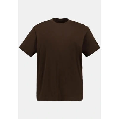 Afbeelding van JP1880 Grosse GRÖSSEN BIS 8XL Tshirt basic, Heren, Maat: 3XL, Mahagonibraun
