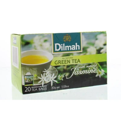Afbeelding van Dilmah Groene Thee met Jasmijn 20 zakjes