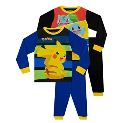 Afbeelding van Pokemon Jongens Pyjama 2 Pack Veelkleurig 122