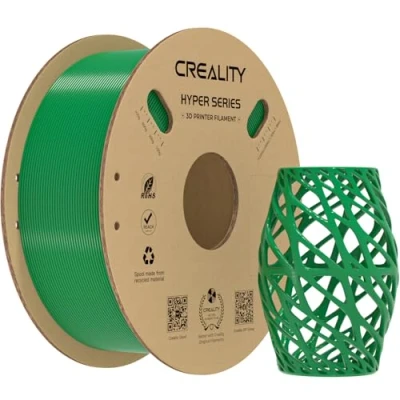 Afbeelding van Creality Hyper PETG Filament 1,75 mm voor 3D printers, printerfilament hoge snelheid 300 mm/s groen