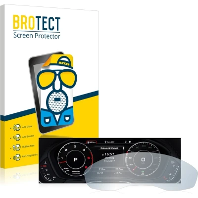 Afbeelding van BROTECT Screenprotector voor Audi A6 4G FL 2017 Snelheidsmeter Folie Beschermfolie matte