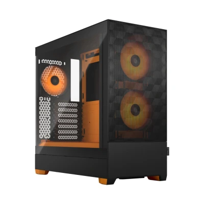 Afbeelding van Fractal Design Pop Air RGB Orange Core TG Clear Tint