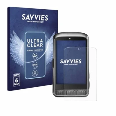 Afbeelding van Savvies Screenprotector voor Wahoo Elemnt ACE Folie Beschermfolie transparant (6 Stuks)