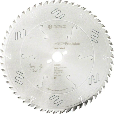 Afbeelding van Bosch Accessories Top Precision 2608642120 Hardmetaal cirkelzaagblad 350 x 30 3.5 mm Aantal tanden: 54 1 stuk(s)