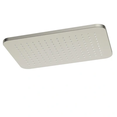 Afbeelding van HotBath Gal Hoofddouche Rechthoek 27 x 40 cm Geborsteld Nikkel PVD GL106GNP