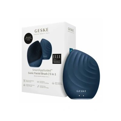 Afbeelding van GESKE SmartAppGuided™ Facial Brush 5 in 1 Elektrische gezichtsreinigingsborstel Zachte siliconen borstel Professionele gezichtsreiniging Gezichtsreinigingsapparaat Gezichtsmassager