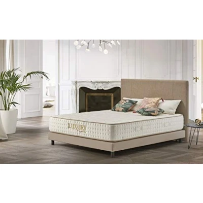 Afbeelding van naturalex Luxury Traagschuimen Matras Superieure Kwaliteit met Gevulde Toplaag 160x200cm Verdeelt de Druk Volgens uw Lichaamstemperatuur Garantie van 10 Jaar
