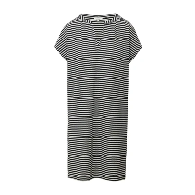 Afbeelding van s.Oliver Gestreiftes Relaxed FIT Gebreide jurk, Dames, Maat: 34, Schwarz