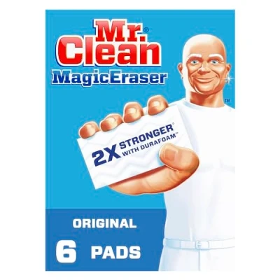 Afbeelding van Mr. Clean Magic Eraser Original Reinigingspads met Durafoam, 6 stuks