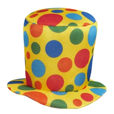 Afbeelding van W WIDMANN MILANO Party Fashion 1812H clowns cilinderhoed voor volwassenen