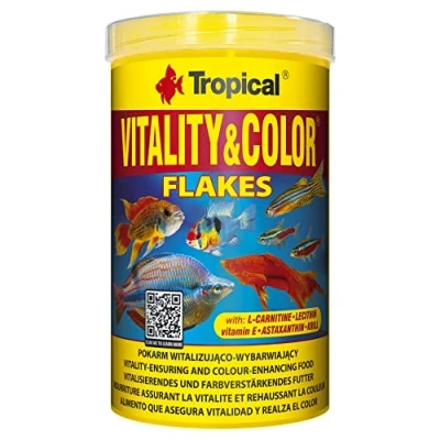 Afbeelding van Tropical Vitality Color Kleurbevorderende vlokkenvoering, per stuk verpakt (1 x 1 l)