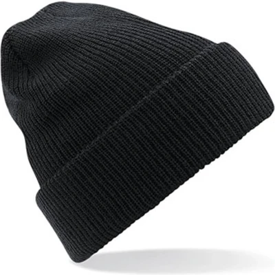 Afbeelding van Gebreide Heritage Beanie wintermuts in het zwart voor volwassenen Damesmutsen / herenmutsen 100% polyacryl