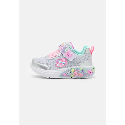 Afbeelding van Skechers LIL Dreamers Sneakers laag silver/multicoloured voor kinderen, Maat: 28, Silver/multi coloured Textiel/ synthetisch